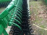 Борона-мотыга ротационная John Deere 400 9м. цельнорамная из США - фото 1