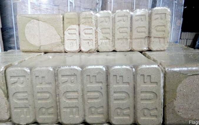 Брикеты топливные стандарта «Ruf» дубовый и смешанные породы