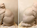Бронзовый кот памятники братьям меньшим, производство памятников домашним животным - фото 1