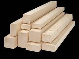 Брус сосновый, ольховый свежеспиленный и сухой строганный.