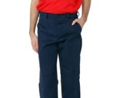 Брюки рабочие синие (Гретта 215 г/м2)