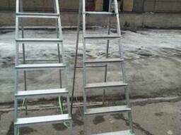 Бу алюминиевая лестница на 7-8 ступенек