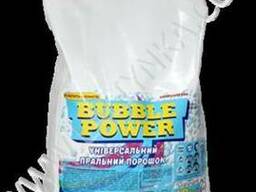 Bubble Power універсальний пральний порошок 10кг. (ПЕ мішок)