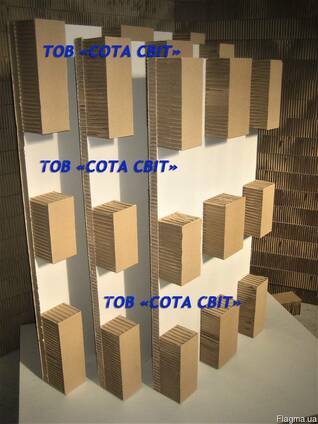 Бумажный поддон из сотового картона