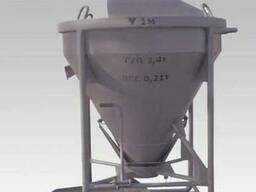 Бункер бадья туфелька бетонной массы