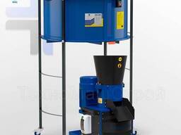 Бункер-питатель БП-400 с гранулятором Pelletnik-200 7,5 кВт