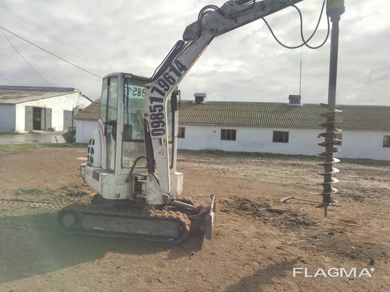 Бурение под сваи , геошурупы.