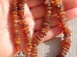 Буси із натурального лікувального бурштину темних відтінків крупніші, лечебный янтарь - фото 5