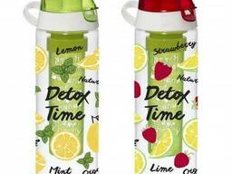 Бутылка для воды Herevin Lemon-Detox Time Display 161558-812 750 мл