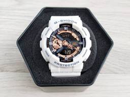 Casio G-Shock GA-110 White-Black-Cuprum. Бесплатная Доставка!