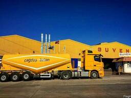 Цементовоз Guven, V-образный 34м3