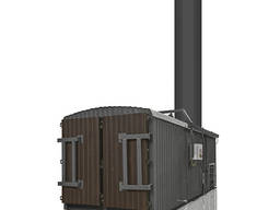 Charcoal kiln EKKO-2/charcoal making equipment/carbonization furnace for charcoal/pyrolysi