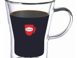 Чашки с двойными стенками Con Brio 280 мл СВ-8528-2 2шт, кружки стеклянные с двойным дном