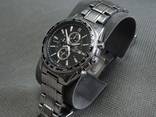 Часы Casio Edifice Chronograph All Stainless Steel (нержавеющая сталь) 45mm, WR 100m Вжива - фото 2