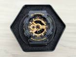 Часы Casio G-Shock GA 110 Black-Gold Мужские Спортивные. Бесплатная Доставка! - фото 2