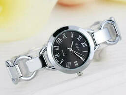 Часы женские браслет серебро