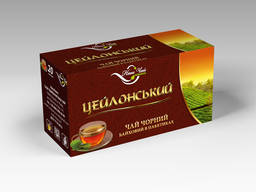 Чай чорний, “цейлонський класичний” 1,3гр*20шт/уп