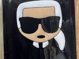 3д Чехлы для Iphone 11 Karl Lagerfeld Карл Лагерфельд брендовый нарядный с 3д Чехлы для Ip - фото 1