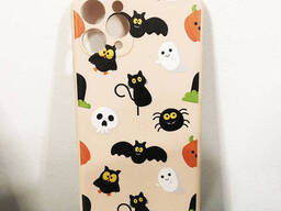 Чехол для Apple Iphone 11 Pro хэллоуин. Цвет: бежевый