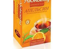 Черный пакетированный чай с апельсином Alokozay 25 шт.