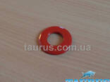 Червоний mini фланець з н/ж сталі ThermoPulse RED D42 мм, висотою 4мм, під 1/2". .. .