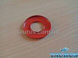 Червоний mini фланець з н/ж сталі ThermoPulse RED D42 мм, висотою 4мм, під 1/2". .. .