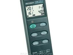 Четырёхканальный термометр Voltcraft K204 (от -200 до +1370 °C) с термопарой К-типа. .. .