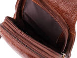 Чоловіча сумка через плече з натуральної шкіри 722960 Коричневий - фото 2