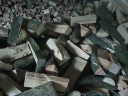 Chopped Firewood natural moisture