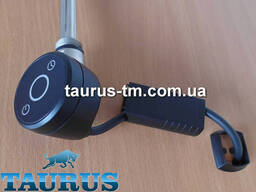 Чорний електротен Terma DRY MS Black таймер 1-5 ч. + маскування кабелю + LED. Для всіх...