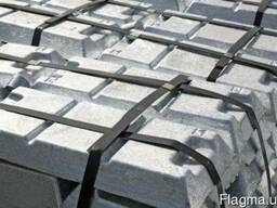 Цинк в чушках марки Ц0, Ц1, Ц2, ЦВ