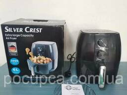 Цифровая безмаслянная фритюрница ZP-056 Silver Crest Air Fryer 6L 3000W