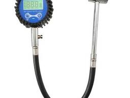 Цифровой автомобильный манометр для проверки давления в шинах со шлангом Airkraft STG-34