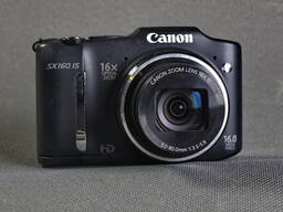 Цифровой фотоаппарат 16.0Mpix Canon Power Shot SX160 IS x16 Canon lens 5.0-80.0mm Вживане