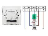 Цифровой комнатный терморегулятор Wengart WG702 для водяного теплого пола 10A 230V с. .. - фото 3