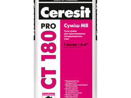 CT 180 pro 27 кг ЗИМА Суміш МВ для кріплення плит з мінеральної вати зима
