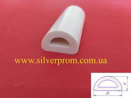 D-образный силиконовый профиль
