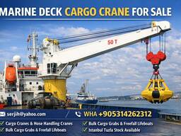 Deck cargo crane sale in Istanbul