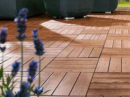 Декінг - Садовий паркет з Термо Ясеня, доріжка для саду