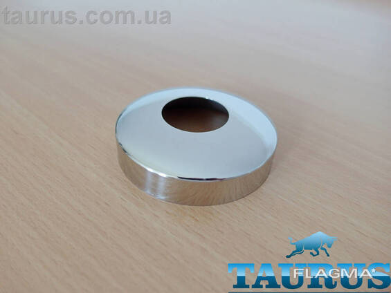 Декоративний н/ж фланець ThermoPulse Sphere chrome D80 / висота 21 мм, внутрішній. ..