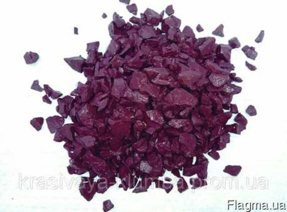Декоративный цветной щебень (крошка, гравий) , фиолетовый