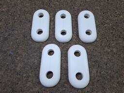 Декоративные накладки на трубы, двойные, искусственный камень