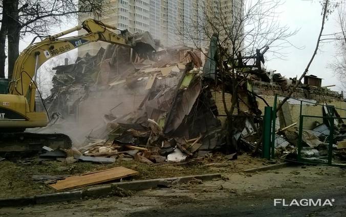 Демонтаж старого дома цена Одесса