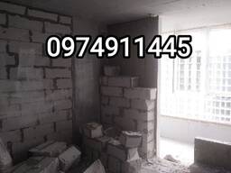 Демонтаж стен, плитки стяжки. Вывоз мусора. Любые демонтажные работы.