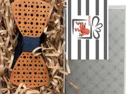 Дерев'яний Метелик - Краватка в подарунковій упаковці 8375