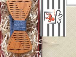 Дерев'яний Метелик - Краватка в подарунковій упаковці 8381