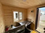 Деревянная мобильная баня 6х2,4 м под ключ