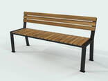 Уличная скамейка REST №18 1600 - фото 3