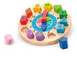 Дерев'яний пазл-сортер Viga Toys Годинник (59235) - фото 1