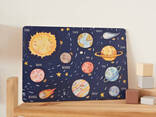 Деревянная развивающая игрушка сортер-пазл Just Kids Строение солнечной системы - фото 3